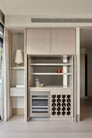 Ensembles d'armoires de cuisine sur mesure de style européen Vermont avec îlot central, solution de projet de mobilier moderne pour la maison