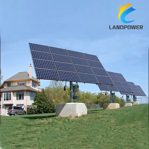 Supports de montage de <span class=keywords><strong>poteau</strong></span> de <span class=keywords><strong>panneau</strong></span> <span class=keywords><strong>solaire</strong></span>, supports de sol solaires réglables saisonniers - Product Image 2