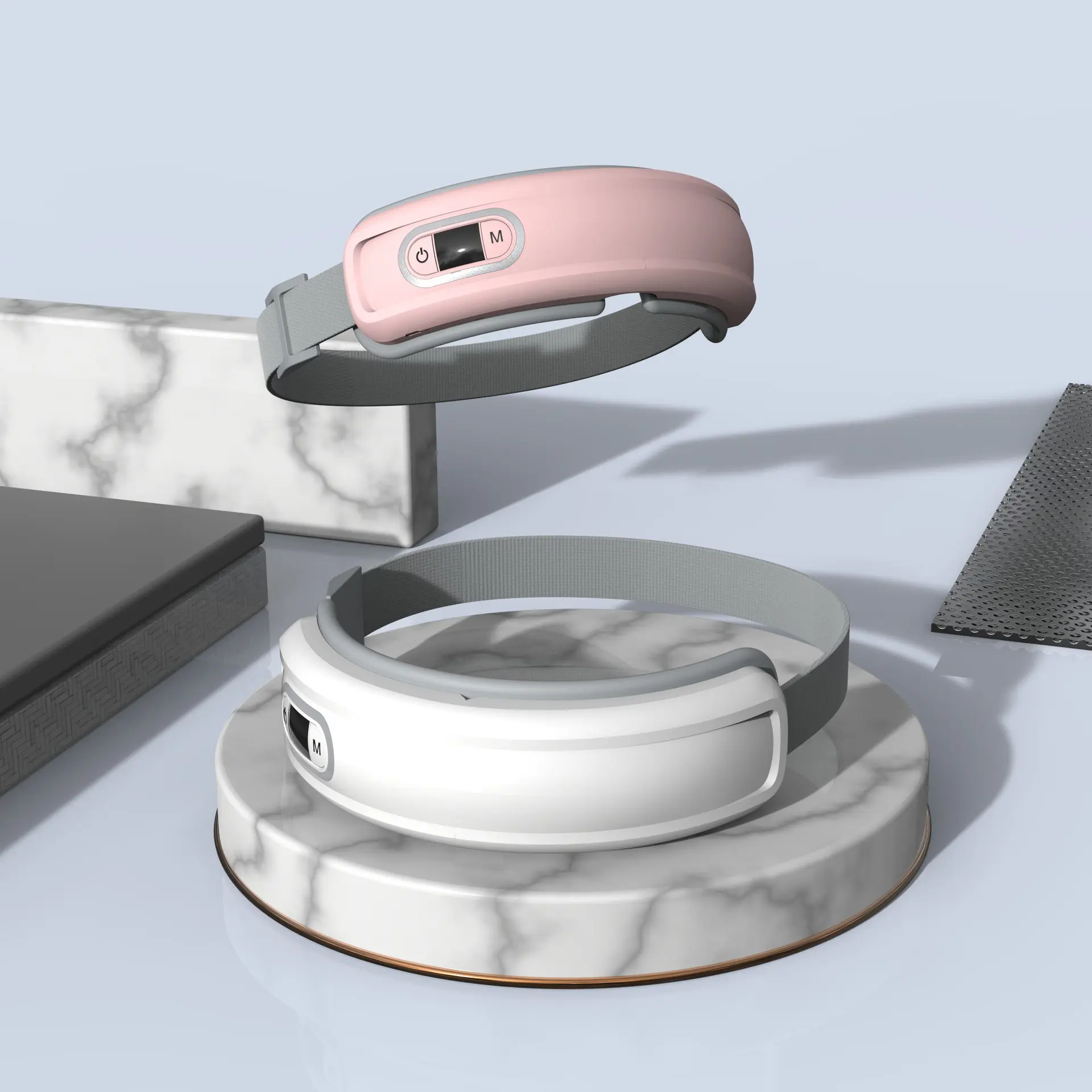 Novo Chegando Uso Doméstico 4D Dobrável Inteligente Vibração Eye Massage Instrumento Com Compressão De Calor para estudante