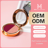 Produits de maquillage personnalisés MLM, vegan, sans cruauté, fard à paupières double couleur, longue tenue, palette de fard à paupières duo-chrome pailleté DIY
