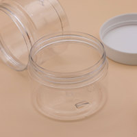 Bouteille en plastique ronde PET de 120 ml avec bouchon à vis blanc à large ouverture en PP pour contenants vides