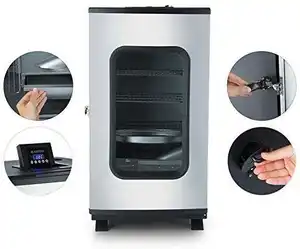 30 "Roestvrijstalen Raamgrill Verticale Elektrische Grill Bbq Barbecue Roker Voor Buiten Draagbare Grill Machine