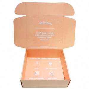 Boîte de papier ondulé imprimé personnalisé Tuck Box bougie emballage expédition boîte postale - Product Image 3