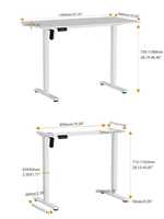 PRORIALS Bureau assis-debout de direction moderne en bois et fer, à moteur unique, ergonomique, durable, réglable, de luxe et sain, pour bureau et étude