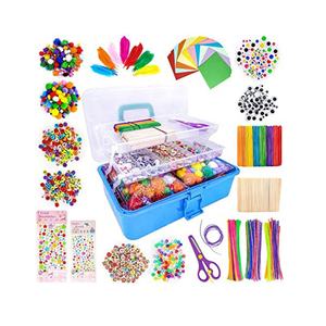 Kit de Manualidades Educativo Creativo Hecho a Mano para Niños, Materiales Plásticos Multicolores, 3 Años o Más, Artículos para Fiestas de Cumpleaños - Product Image 1