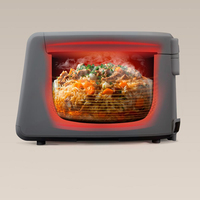 Cuisinière à riz intelligente, grande, colorée, automatique, 5L, en alliage d'aluminium, avec écran LED numérique, cuisson rapide, portable, pour la cuisine