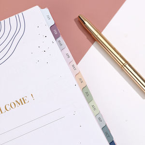 Diseño personalizado Espiral de tapa dura Plan de maestros Diarios semanales sin fecha <span class=keywords><strong>Agenda</strong></span> del maestro Planificador anual escolar - Product Image 6