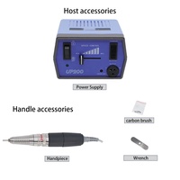 Original Japan Maniküre-Polierer Pediküre E-File Professionelles KP60 KP65 Handstück UP200 Nagelbohrer für Upower Purple Maschine KUPA