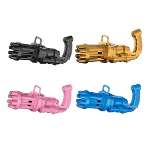 <span class=keywords><strong>2021</strong></span> Linda máquina automática de burbujas Gatling, pistola de burbujas eléctrica segura, juguete de agua y jabón, juego al aire libre para el verano - Product Image 1