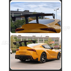 Aileron de coffre arrière en fibre de carbone véritable pour Toyota SUPRA A90 2019+ style VRS, accessoire de modification pour voiture - Product Image 3