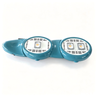 Lampe de rue LED COB à double tête réglable, excellente dissipation thermique, étanche IP66, pour extérieur et autoroute