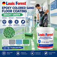 Vente en gros # Meilleure Vente : Revêtement de Sol Écologique Autonivelant Antidérapant à Base de Peinture Époxy Effet Marbre et Sable Coloré