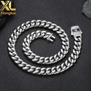 12MM European American Trendy Unisex Bangles Cuban Chain Zircon Spring Buckle 18K Gold Plated Hip Hop Inspired Claw Setting - Product Image 4