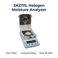 Analizador de Humedad Digital Halógeno SKZ111L-5, Rango de Humedad 0.00-100% para Resina, Sílice, Cerámica, Carbón, Mineral, Personalizable OEM