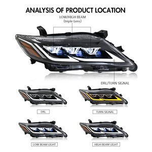 A191B Apto para Faros Delanteros LED para Toyota Camry 2010-2011 Generación 6, Faros Delanteros para Automóvil - Product Image 3