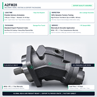 Moteur hydraulique à pistons axiaux A2FM32, 400 bars, à cylindrée fixe, pour machines de construction