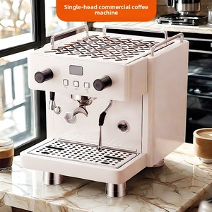 Máquina de Café Comercial, Extractor de Café Italiano Semiautomático Grande, de Una o Dos Salidas, para Cafeterías Profesionales - Product Image 5