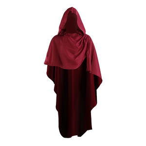 Túnica con Capucha <span class=keywords><strong>de</strong></span> Mago Medieval, Capa <span class=keywords><strong>de</strong></span> Cosplay para Halloween, <span class=keywords><strong>Disfraz</strong></span> <span class=keywords><strong>de</strong></span> Mago y <span class=keywords><strong>Hechicero</strong></span> para Representaciones Escénicas - Product Image 1