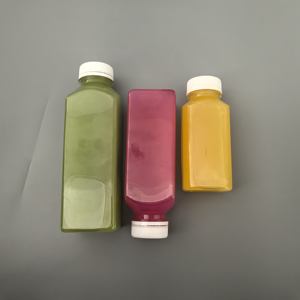 250ml 8oz Clear Disposable <strong>Plastic</strong> Juice <strong>Bottles</strong> with White Cap for Making Juice <strong>Milk</strong> Smoothies - Product Image 6