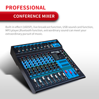 Lane Pmx-1602bt Hochstabiler 16-Kanal USB 16 DSP XLR 6,3mm Stereo-Ausgang Multifunktionaler Audio-Mixer