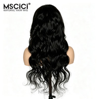Perruque Lace Front HD 13x4 en Cheveux Humains Cambodgiens, Ondulation Naturelle, Noir Naturel, Nœuds Décolorés, Vente en Gros Direct Usine, 100% Cheveux Humains