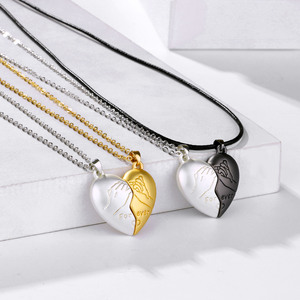 Collier magnétique en forme de cœur pour <span class=keywords><strong>couple</strong></span> Lateefah Wholesale, certification CE, cadeaux pour la Saint-Valentin - Product Image 5