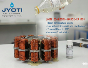 Durcisseur de résine époxy de qualité électrique JYOTI 1520 + 1411 pour le rempotage, l'encapsulation et l'isolation - Product Image 2