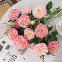 Kunstmatige Lisianthus Eustoma Real Touch Kunstbloem voor Bruiloft Bloemist Huis Hotel Decoratie Groothandel Bulk Aankoop Fabriek Leverancier