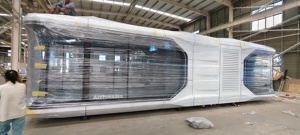 Maison Capsule Spatiale Modulaire Préfabriquée Directement de l'Usine avec Salle de Bain et Cuisine pour Usage Résidentiel, Camping, <span class=keywords><strong>Location</strong></span> et Projets Hôteliers - Product Image 6