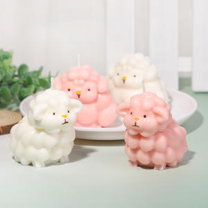 Cera en Gotas de Color Rosa y Blanco en Forma de Cordero, Resistente al Calor, para Velas para Adultos - Product Image 6