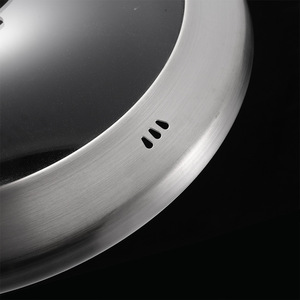 Couvercle de wok en acier inoxydable Bach 304, 32 cm, 40 cm, dôme haut, anti-rouille - Product Image 3
