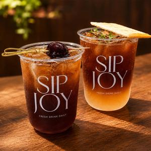 Vasos de Plástico PET Transparentes Personalizados al por Mayor para Té Helado, Café, Jugo, Bebidas Frías, Comida para Llevar, Empaque para Cafeterías y Restaurantes - Product Image 5