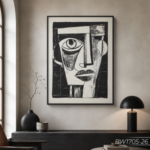 Peinture murale abstraite de luxe en verre trempé, décoration intérieure moderne, fabricant OEM ODM, vente en gros au Vietnam - Product Image 2