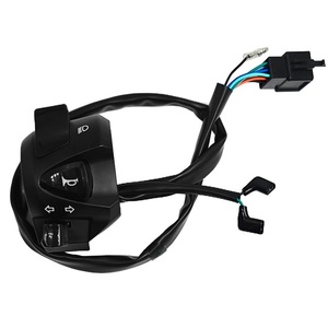 Conjunto de manillar con interruptor de arranque, bocina, luz direccional y luz de marcha lenta para motocicleta CB500 - Product Image 1