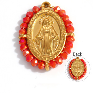 Nuovi Arrivi Estivi 2026: Ciondoli Fai-da-te in Acciaio Inossidabile 18K all'Ingrosso a Forma di Croce con Madonna e <span class=keywords><strong>Padrino</strong></span> per Creazione Gioielli - Product Image 5