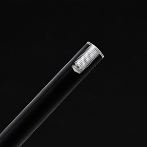 Acrylic Threaded Rods M14 M36 Metric Right Hand <b>Polished</b> <b>Drilled</b> Tapped Cylindrical Tubes <b>For</b> Acrylic Base Brackets - Product Image 2