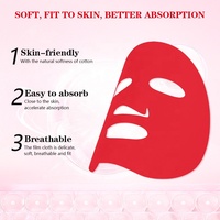Masque Visage Éclaircissant à la Vitamine C et Tomate Rouge Marque Blanche, Correcteur de Taches Brunes, Apaisant, Affinant les Pores, Masque en Tissu Végétalien, Vente en Gros