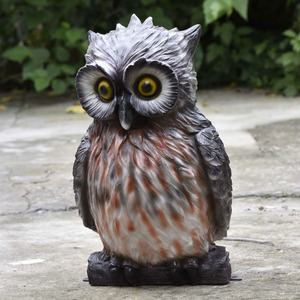 Nhựa LED Owl tác phẩm điêu khắc 3D động vật tường ánh sáng ban đêm treo đèn hói EAGLE đèn lồng cầu thang hành lang IP65 trong nhà ngoài trời - Product Image 3