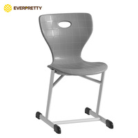 Muebles Personalizados al por Mayor, Escritorio y Silla Doble para Estudiantes Universitarios con Estructura Metálica Resistente para Aula