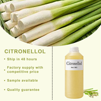 Citronellol naturel, matière première parfumée rose-agrumes pour parfums, savons, cosmétiques, répulsifs anti-insectes, approvisionnement en vrac