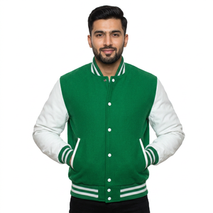 Vestes universitaires brodées personnalisées de haute qualité pour hommes et femmes, respirantes, écologiques, avec logo frontal, pour l'hiver - Product Image 1