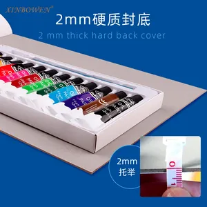 Xinbowen-10 hojas de papel de lona con almohadilla de 280G de algodón para pintura artística, nuevo diseño, tamaño A3, A4, A5