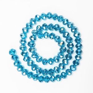 Vente chaude de perles de rondelle de cristal de verre à facettes de haute qualité perles en vrac - Product Image 3