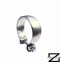 Collier de serrage d'échappement sphérique robuste en acier inoxydable 304, métrique, type boule, pour voitures et camions de luxe européens, avec boulon à ressort, personnalisé OEM, vente en gros