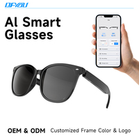 Lunettes de traduction IA H06 à conduction osseuse, écouteurs intra-auriculaires étanches IPX-4, lunettes intelligentes magnétiques pour OEM ODM