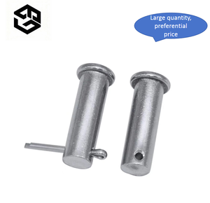 Goupille de positionnement à tête plate de 6mm de diamètre finition noire/brillante avec trou - Product Image 6