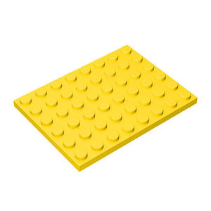 1 kg/sets 3036 Thin 6X8 Base Plate MOC Pieces Mold Parts Plastic Conector DIY Building Blocks Model Bricks Accessories - Product Image 2
