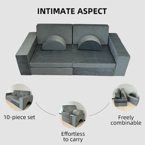 Funda de sofá de juego personalizada de fábrica, 8 piezas, sofá de juego para niños DIY para niños - Product Image 5