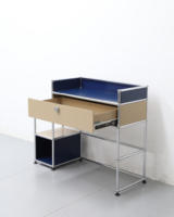 Meuble de rangement modulaire moderne en acier inoxydable, commode de chambre, unité de coiffeuse, buffet de salon, anti-rouille