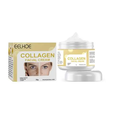 Prodotto di bellezza organico collagene sbiancamento della pelle idratante Anti rughe Anti invecchiamento crema viso naturale giorno vegano prodotti femminili